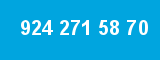 924 271 58 70 924 271 58 70